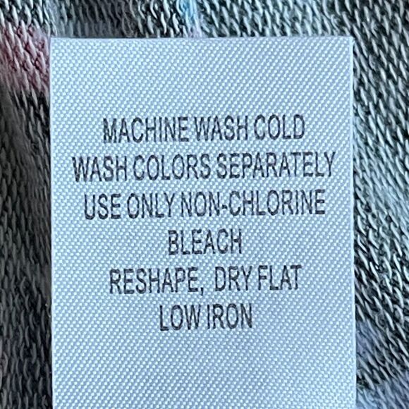 Woman Within Open Cardigan Women Size 4X Black Multicolor Long Sleeve Floral - Picture 8 of 12